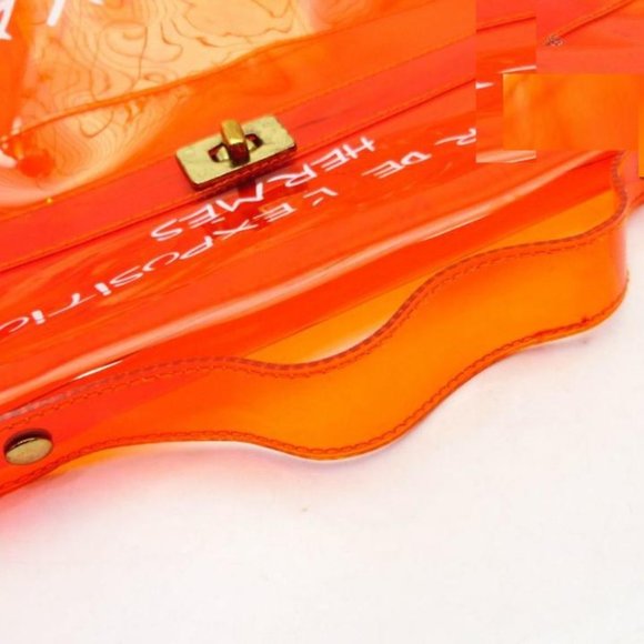 Hermès 1998 Clear Orange Souvenir De L'Exposition Kelly Translucent 241115 - Picture 8 of 12